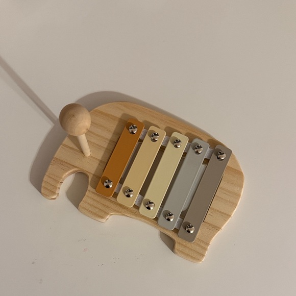 Wooden Elephant Xylophone with Mallet - Picture 2 of 2